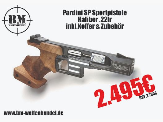 Pardini SP 22 Sportpistool .22lr Matschpistool