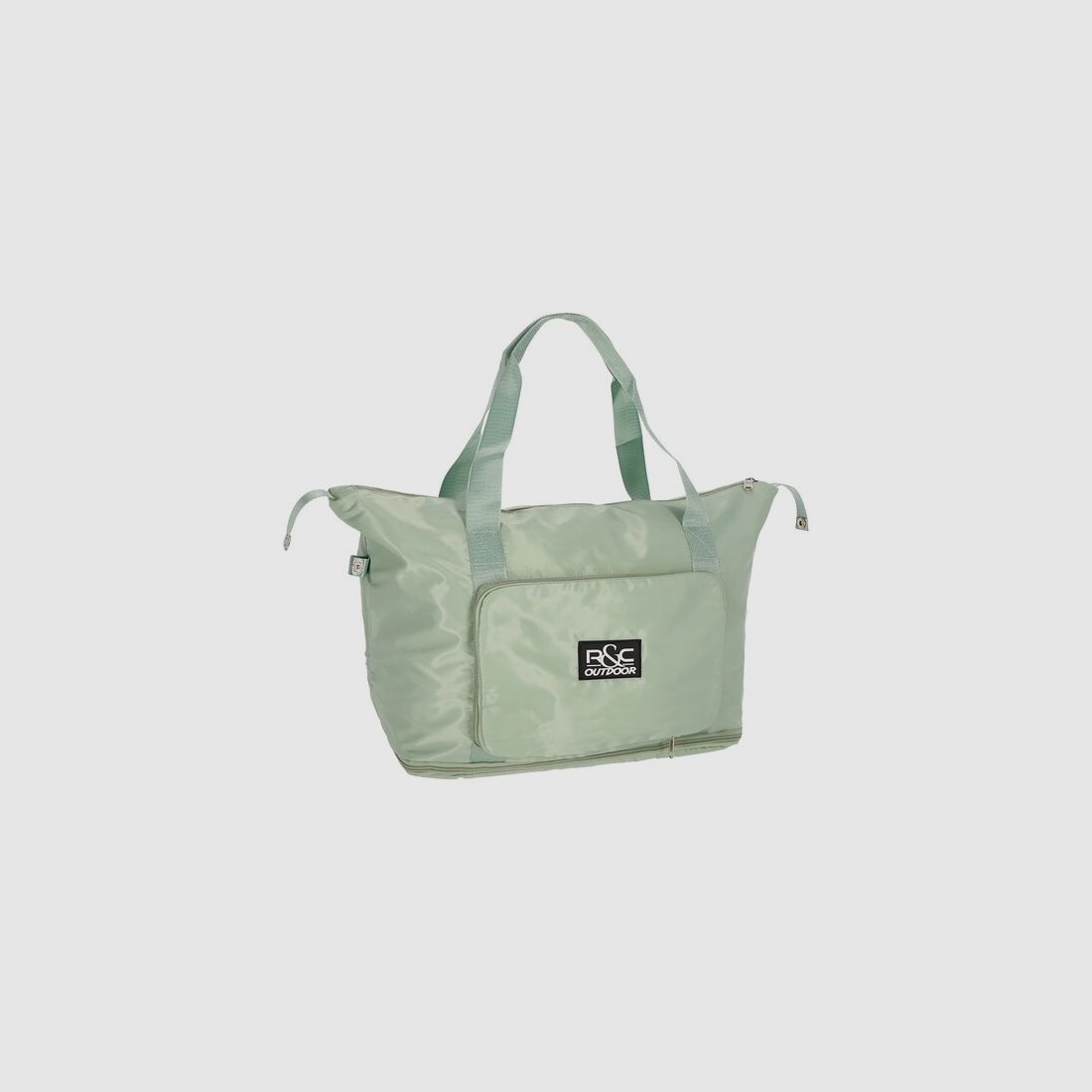 Travel Bag Pastellgrün faltbar - Tasche für Reise + Strand + Einkauf - mit Verlängerung