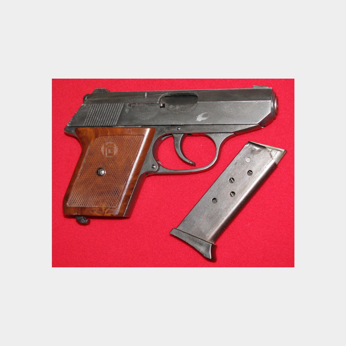 RÖHM Schreckschuss - Pistole, eine RÖHM RG 9 mit der PTB 232, Bitte ansehen