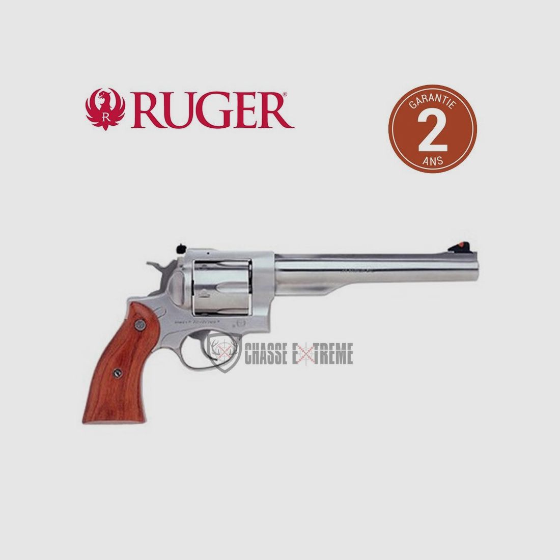 Revolver RUGER REDHAWK Edelstahl Kaliber 44 Rem Mag, Bild 2 von 2