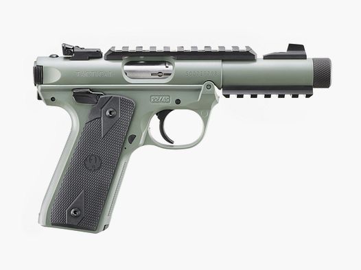 RUGER PISTOL MARK IV 22/45 TACTICAL .22 LR 4.4"/11.18CM ELITE JUNGLE CERAKOTE 1/2"-28