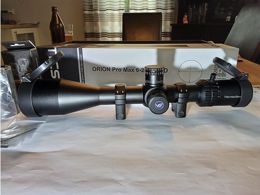 Telescopio de punto Vector Optics Orion Pro Max 6-24x50 HD, como nuevo! Aún 4,5 años de garantía