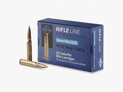 PRVI Partizan Munition 8X57 IS FMJ BT 198 GR.