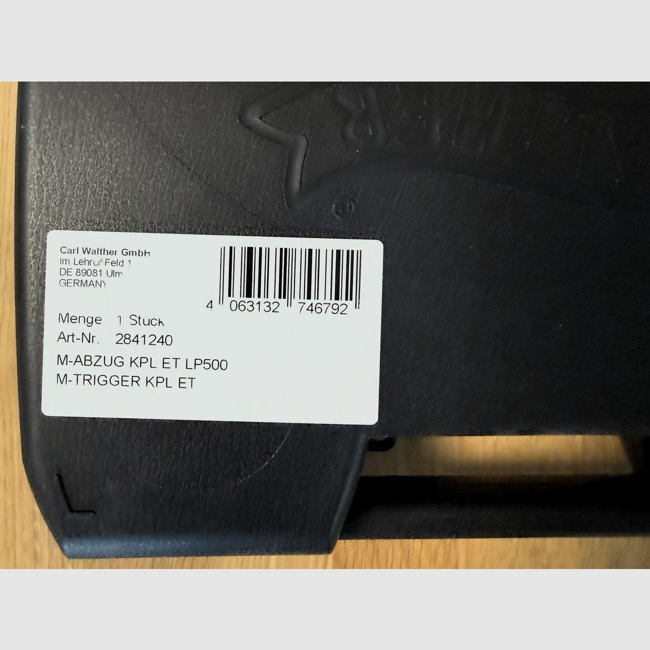 Walther LP 500 Meistermanufaktur mit el. Abzug, blau, 5D Griff M/L mit viel Zubehör