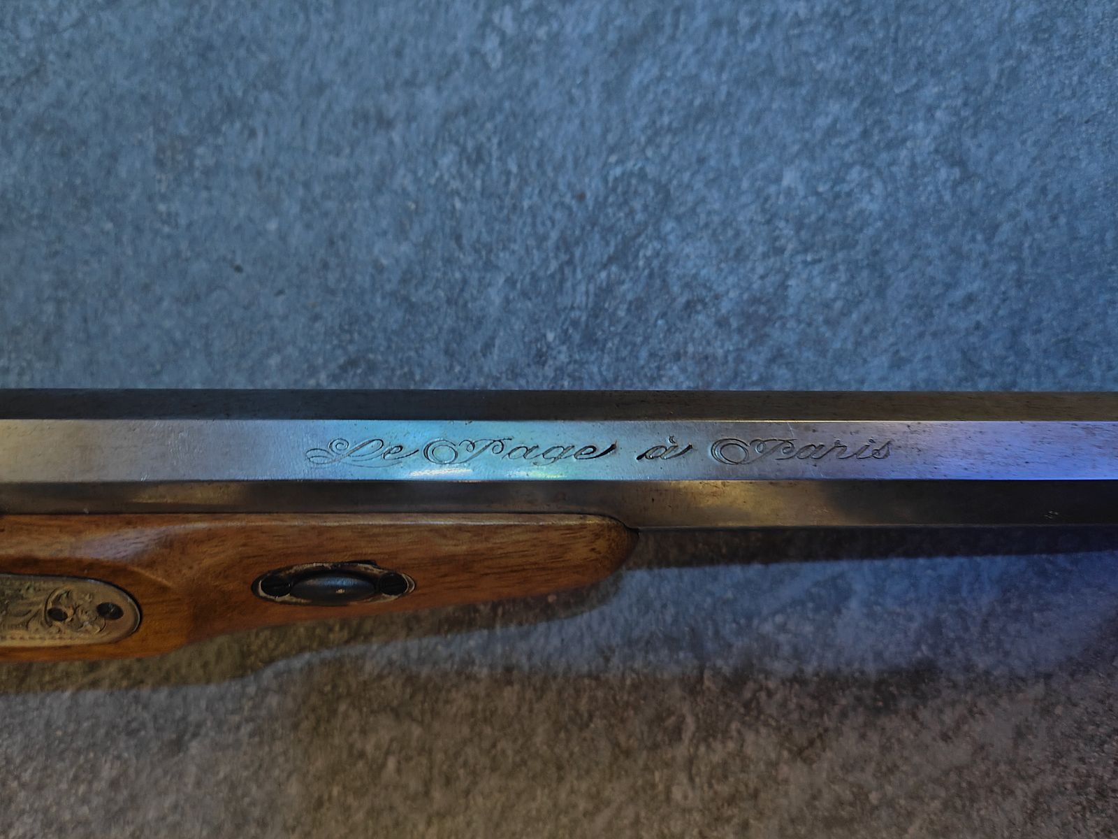 Vorderlader Perkussion "Le Page" Pistole  Cal. 45