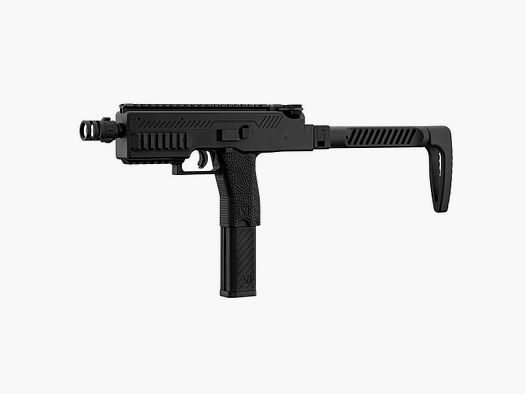 Replik SMG VMP-1 Vorsk - 0,95 Joule - Matt Schwarz - Präzision und Robustheit für Airsoft