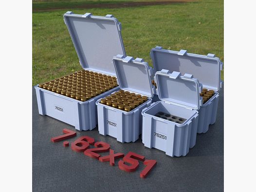 Filamelt ammunition box / 7.62x51 NATO / 'Folding lid' / cartridge box, ammo box