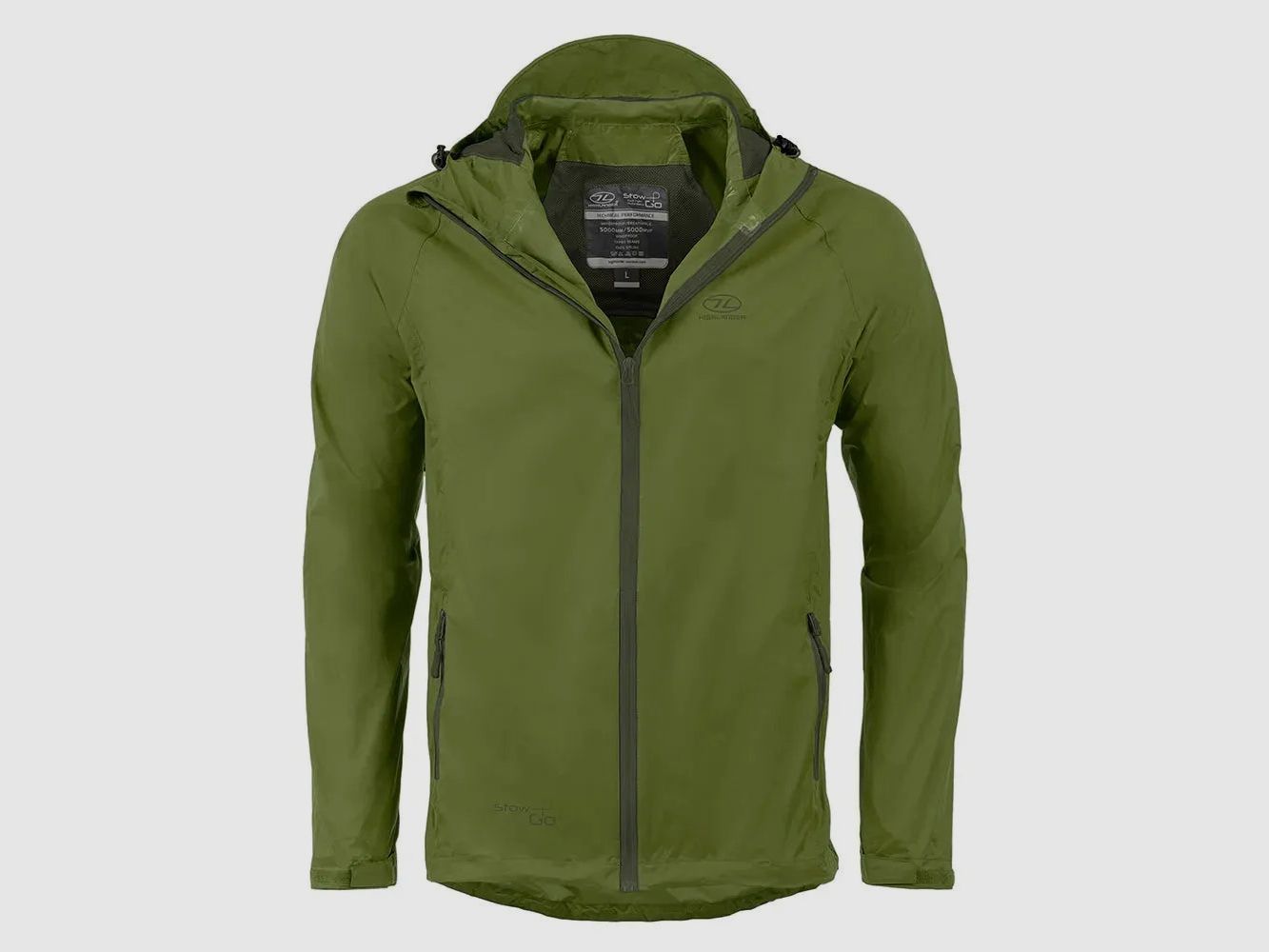 Highlander Highlander Regenjacke Stow and Go oliv