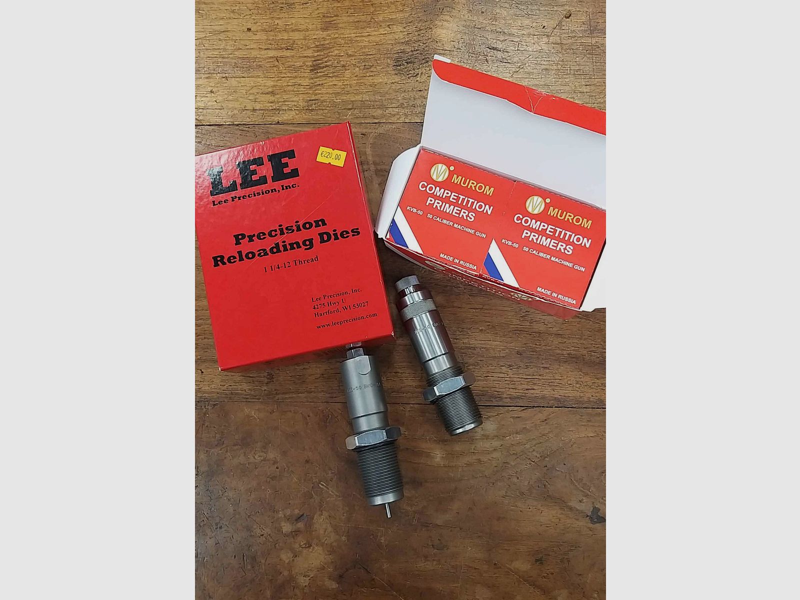 ZESTAW DO RELOADING 50 BMG DIES i ZAPALNIKI, zdjęcie 2 z 2