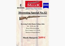Browning X-Bolt Hunter Eclipse, mit Zeiss Conquest V4 3-12x56, links