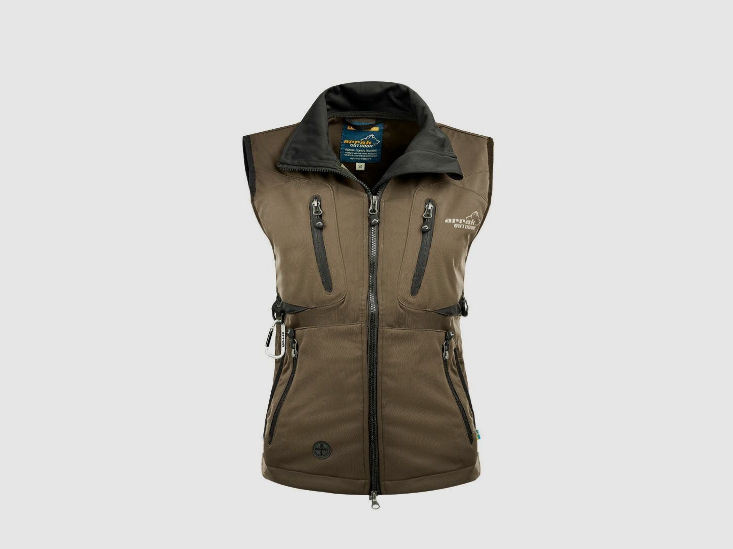 Arrak Outdoor Acadia Vest Women Brown 4XL