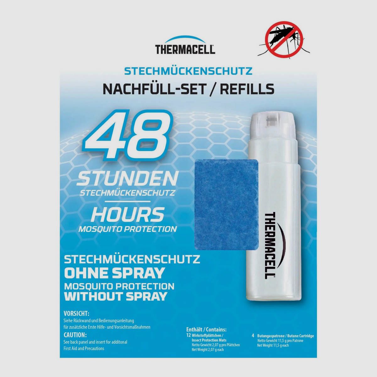 Thermacell 48h Nachfüllpackung R-4  Kompatibel mit Thermacell Handgeräten