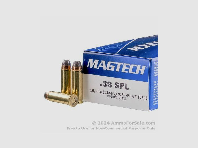 Magtech Magtech .38 Spec. 158 grs SJSP ( #38C )
