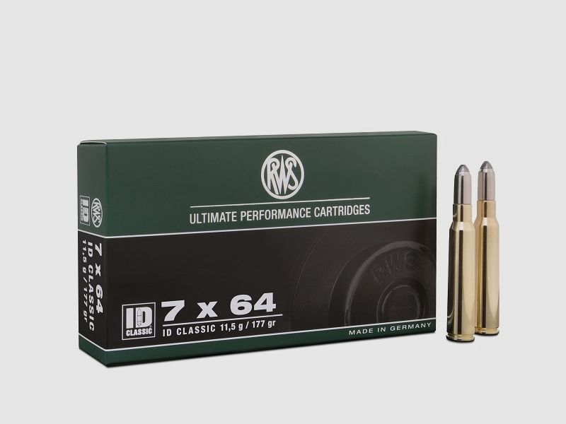 RWS 7x64 ID 11.5g/177gr. Rifle cartridges