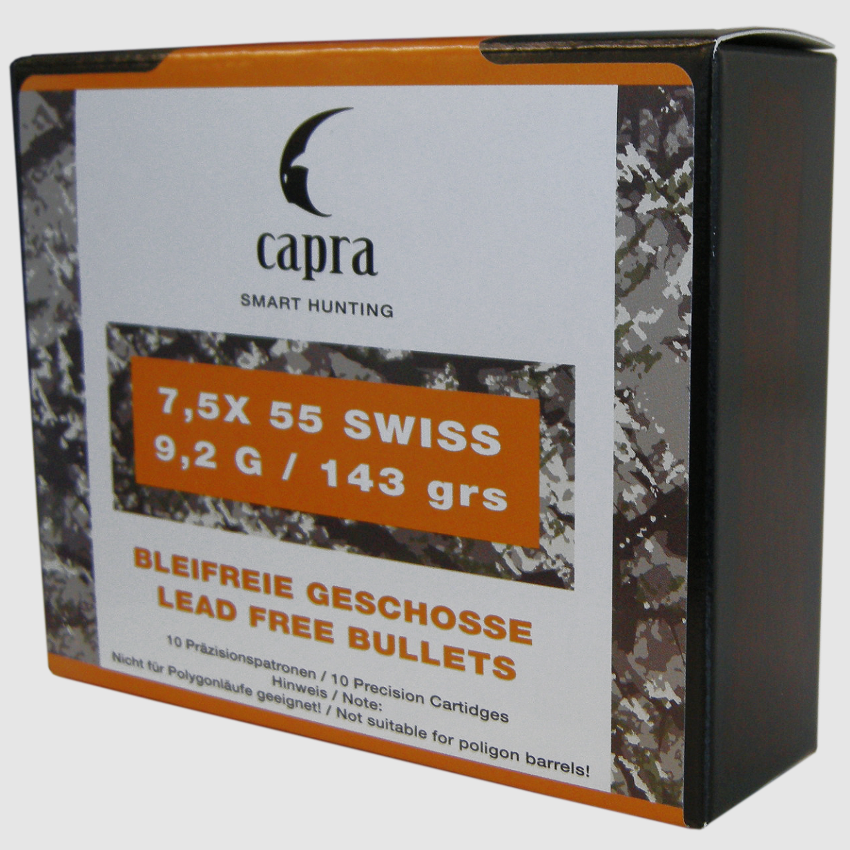 OPAKOWANIE 10 szt, AMUNICJA MYŚLIWSKA NIE ZAWIERAJĄCA OŁOWIU, 7.5 X 55 SWISS, 9,2 g, 143 grs, Bild 4 von 8