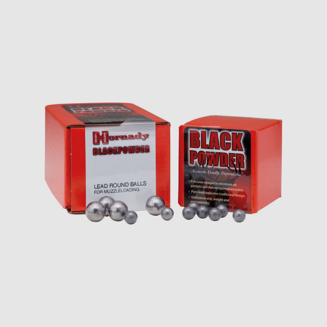 BOX MIT 100 GESCHOSSEN HORNADY 40 KAL.395 BLEIKUGELN