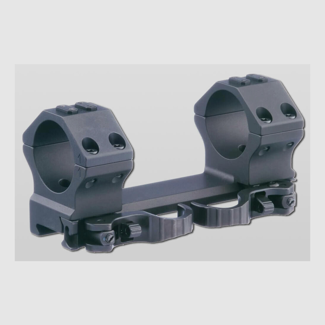 ERA-TAC block mount Ø34mm black with QD lever - BH=21.5 mm