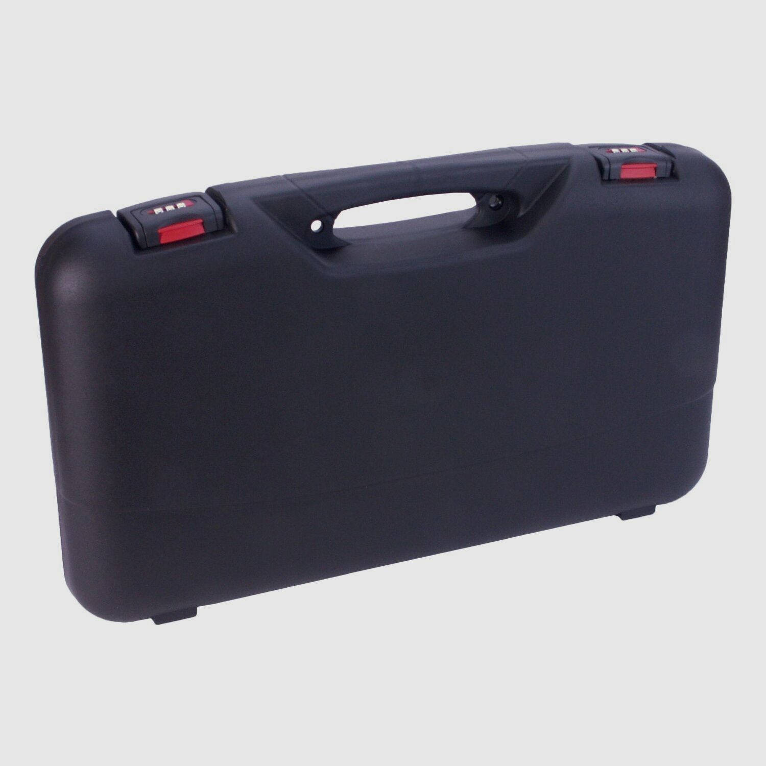 Fritzmann pistol case made of black polypropylene with combination lock