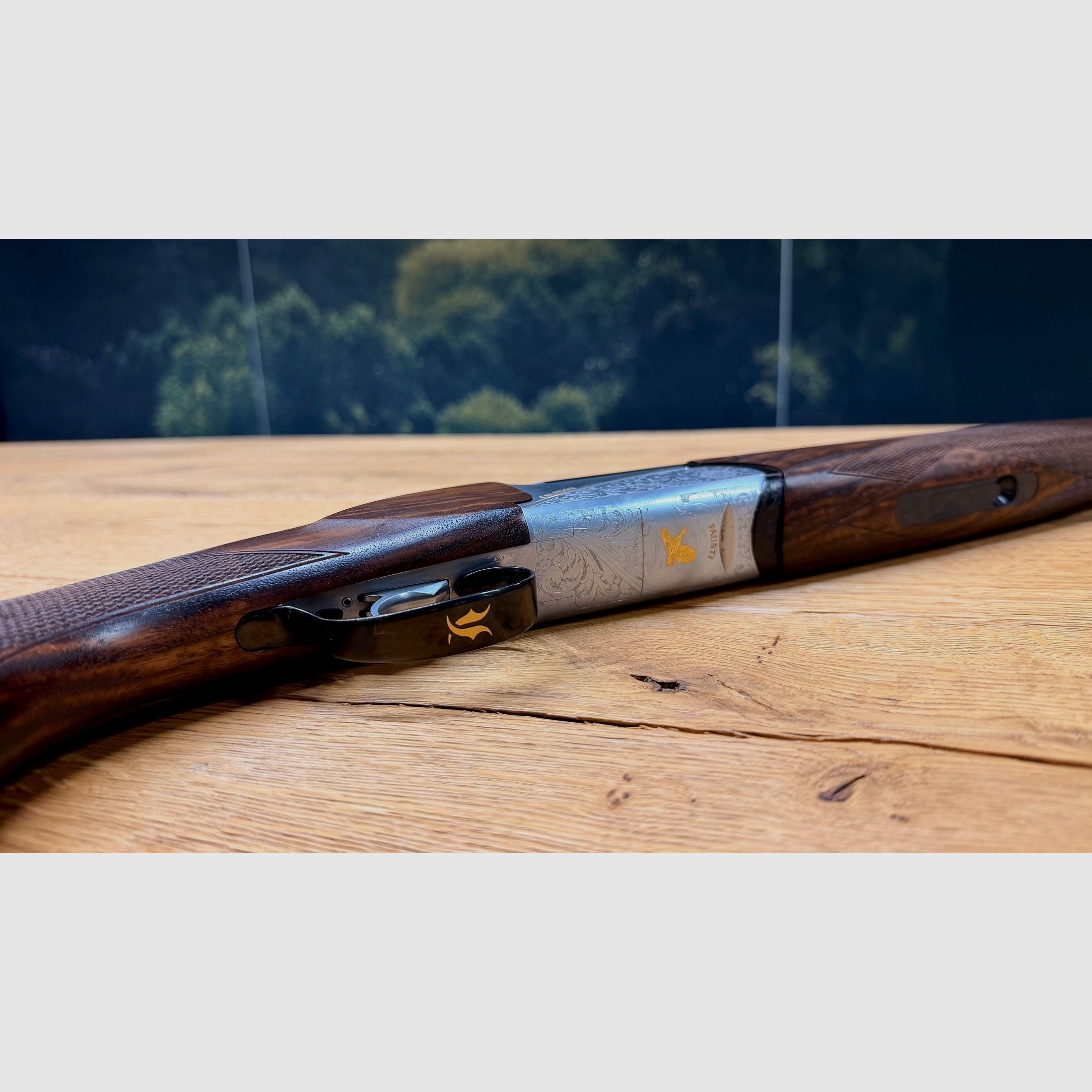 Fausti Bockdoppelflinte Caledon / Coin Finish / Cal. 12/76 / 71cm lunghezza della canna