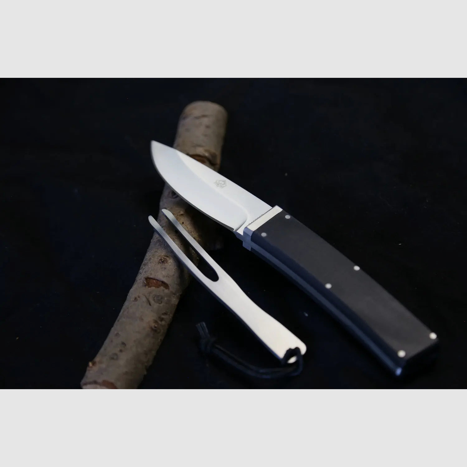 PUMA TEC Gürtelmesser mit Gabel, G10 schwarz