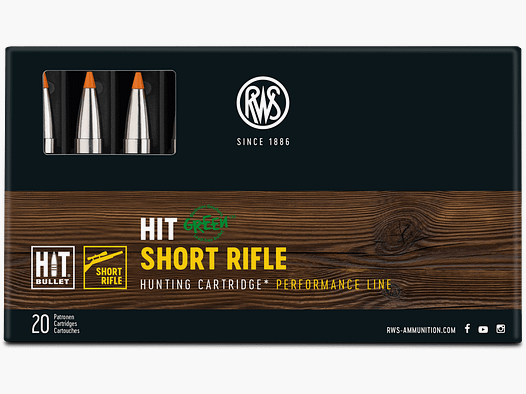 RWS .308 Win Hit Short Barrel 150 gr. - 20 stuks.