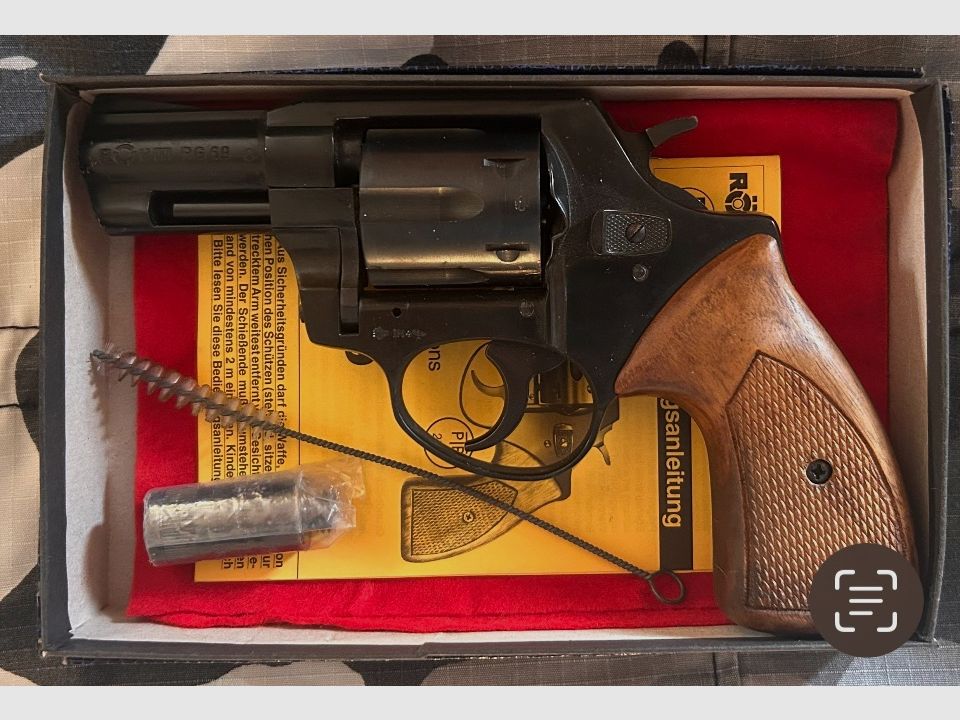 SRS-arma da collezione: RÖHM RG 69 9mmR leggendaria PTB 275 (quella con il tamburo in acciaio forato al centro)
