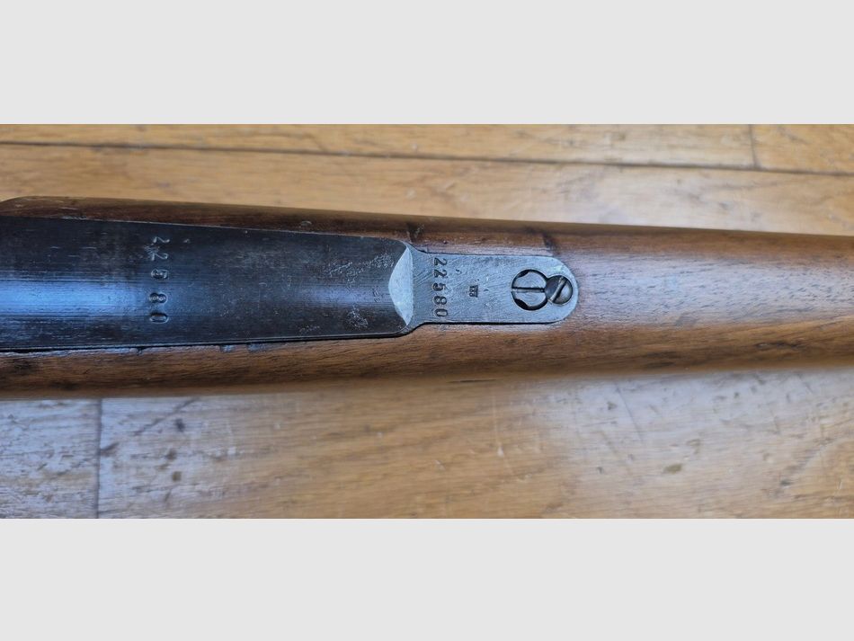 Bella carabina K98 – Periodo III Reich – Codice BYF 43 – Fabbricazione Mauser Oberndorf del 1943 – Mono-numero – Ottima condizione meccanica – Calcio riparato – Bella canna – Molto belle righe – Bella arma 100% periodo – TBE, immagine 13 di 34