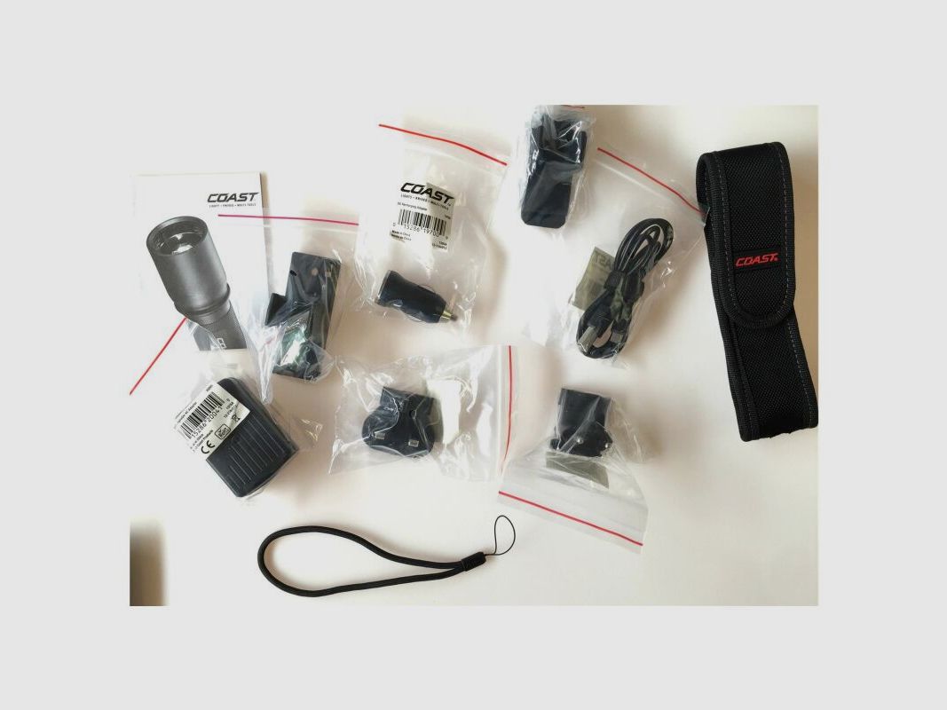 Coast HP7 R  fokussierbare Taschenlampe - wiederaufladbar
