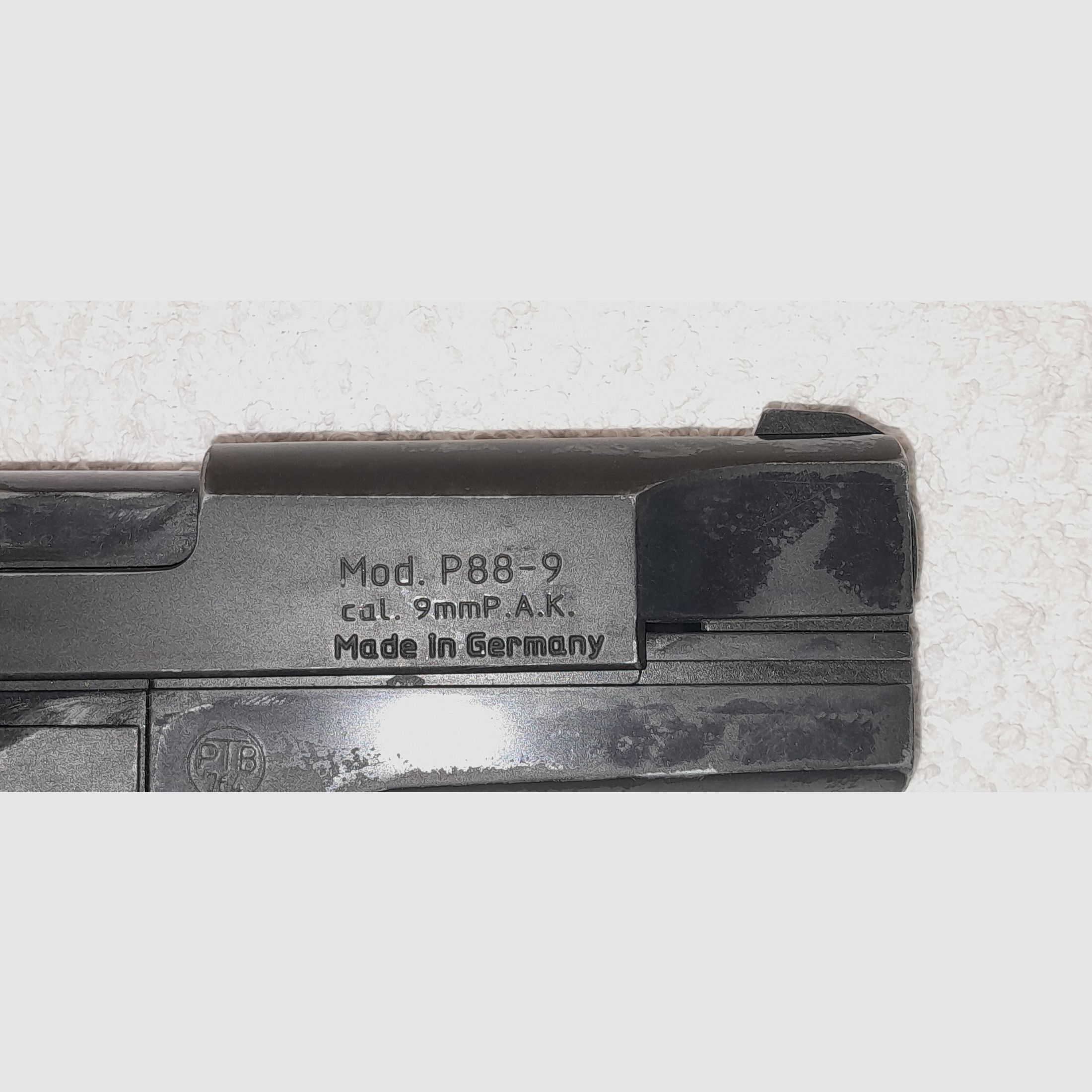 Walther P88 Compact Kal. 9mm P.A.K. im Used-Look