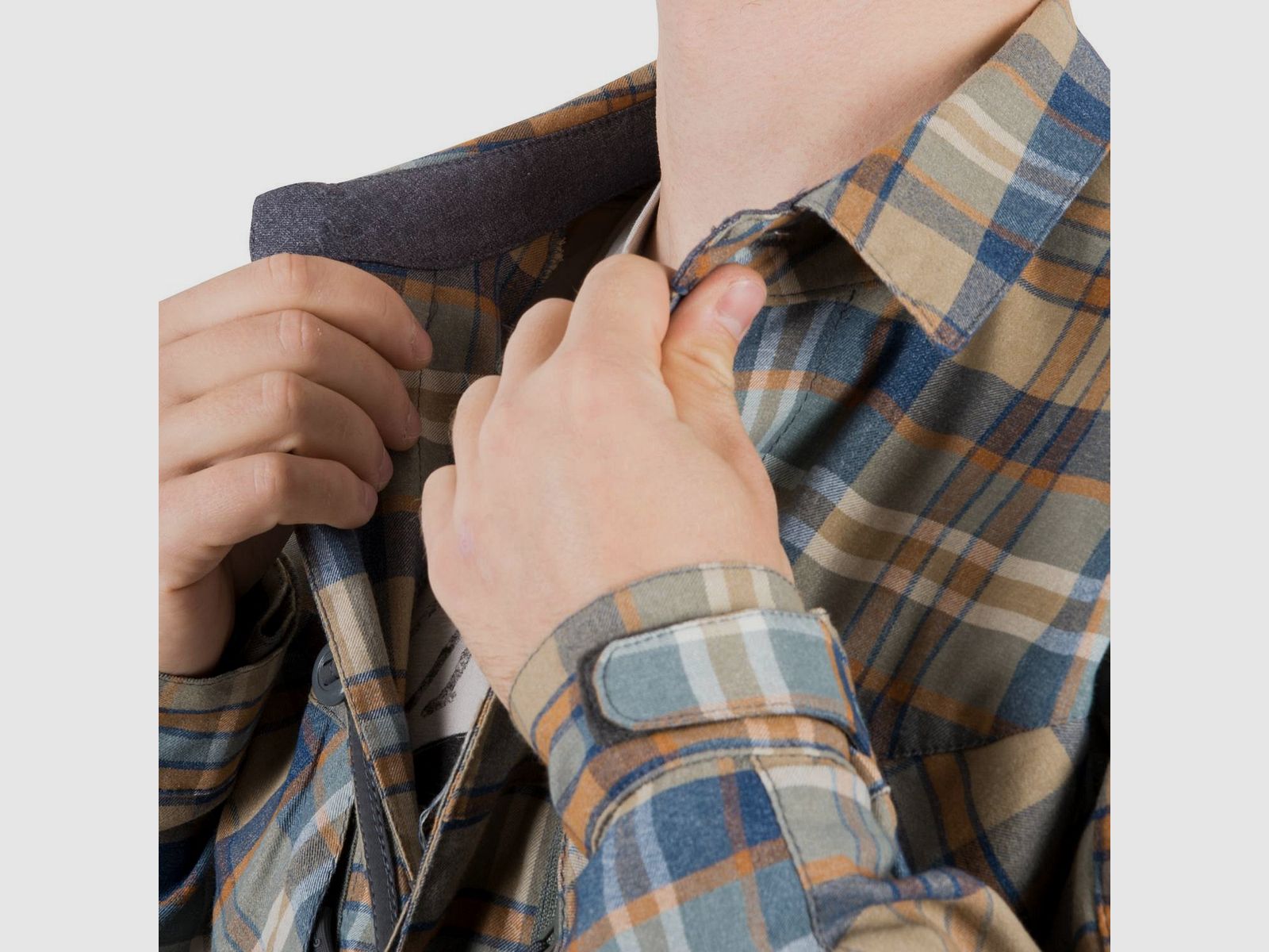 HELIKON-TEX MBDU FLANELL SHIRT® TIMBER OLIVE PLAID