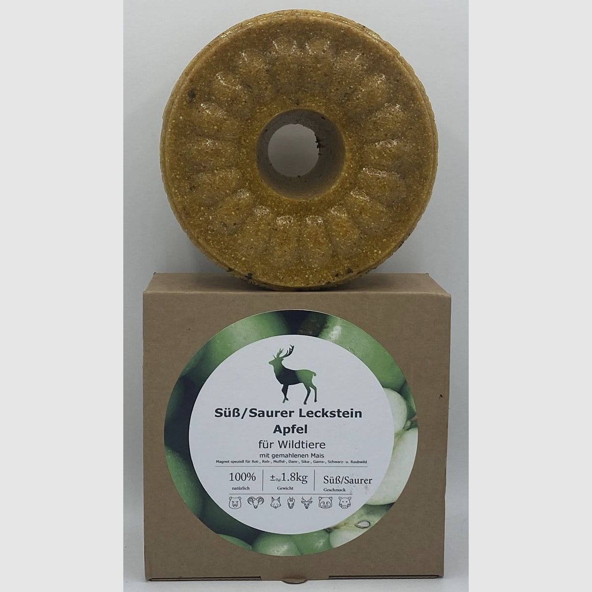 Wild Lollie Licksteen Appel Zoet/Zuur