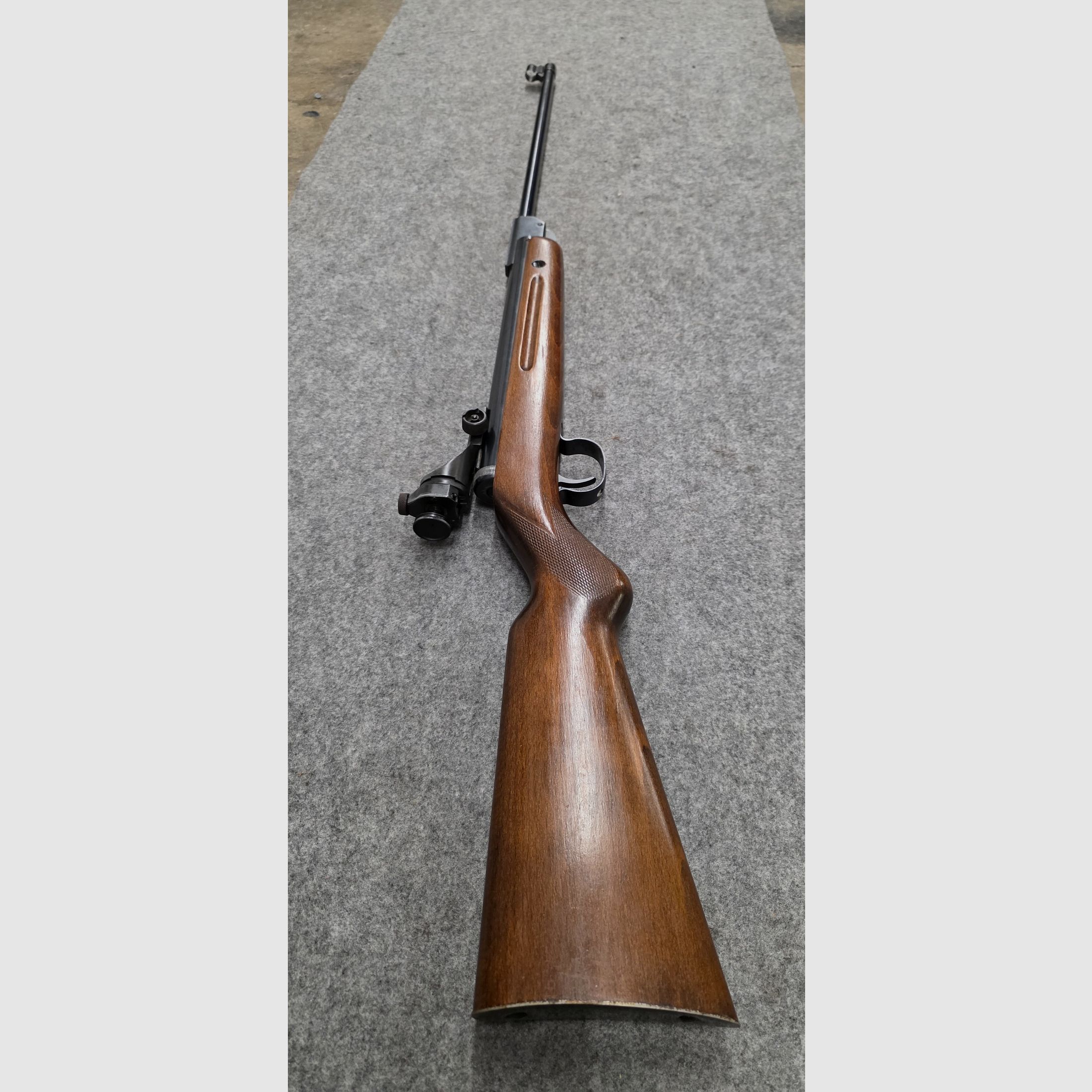 Vecchio Walther Mod. 53 Knicker carabina ad aria con diottra senza marchio F degli anni '50/'60 cal. 4,5mm Diabolo, immagine 3 di 12