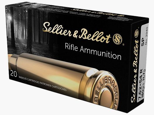 Sellier & Bellot Soft Point Patronen - Kal. 7.62x54 R