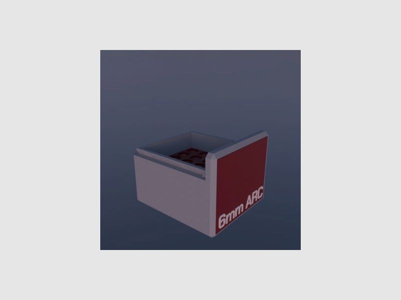 Filamelt Munitionsbox / 6mm ARC / ‘Schiebedeckel’ / Patronenbox, Ammo Box