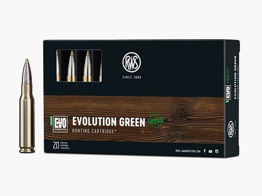 RWS .308Win. EVO zielona 20 strzałów 139grs