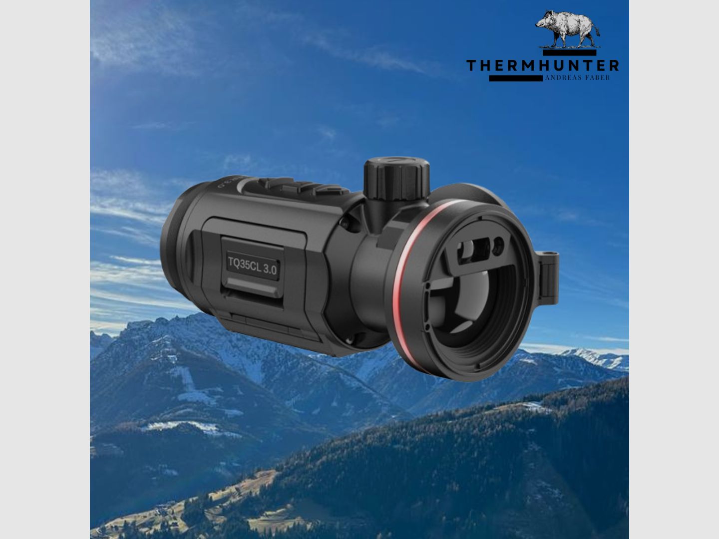 Hikmicro Clip-On Thunder TQ35CL 3.0 Compleetset met adapter -NIEUW-
