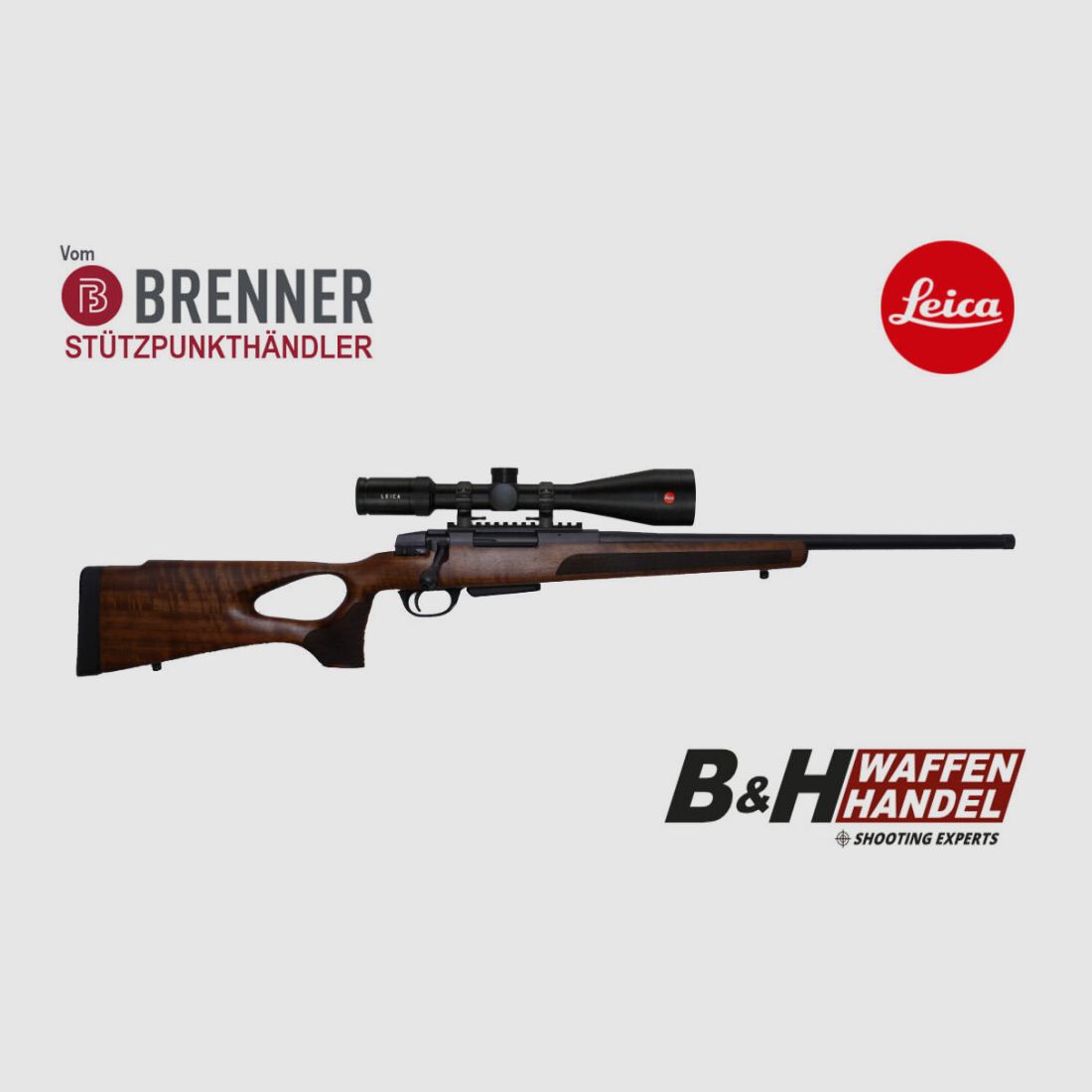 Brenner Komplettpaket: Brenner BR20 Lochschaft mit Leica Amplus BR-20