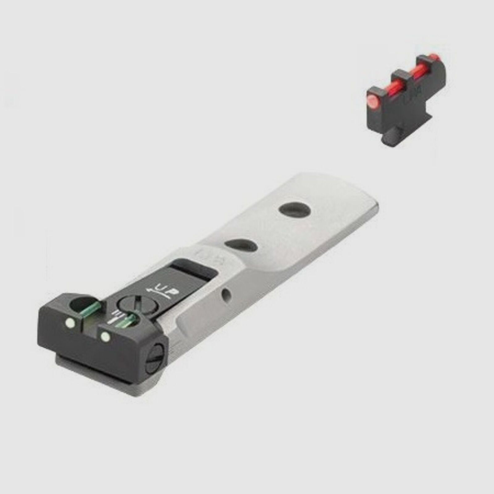 LPA TXT Visierset silber Fiber S&W N