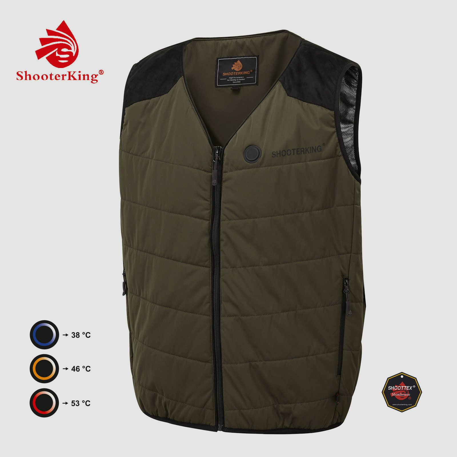 SHOOTERKING iHeat Heizweste inkl. Powerbank