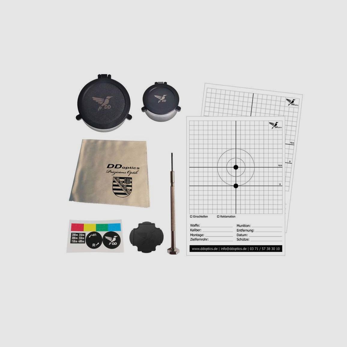 DDoptics 442511138 lunette de tir Nighteagle V6 5-30x50 Gen3 Longrange MRAD MilDot