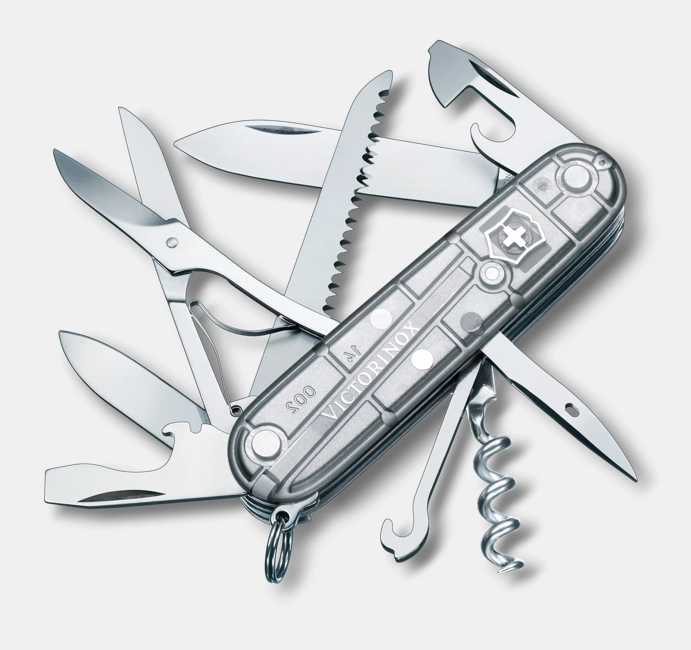 Huntsman, 91mm, argento, trasparente