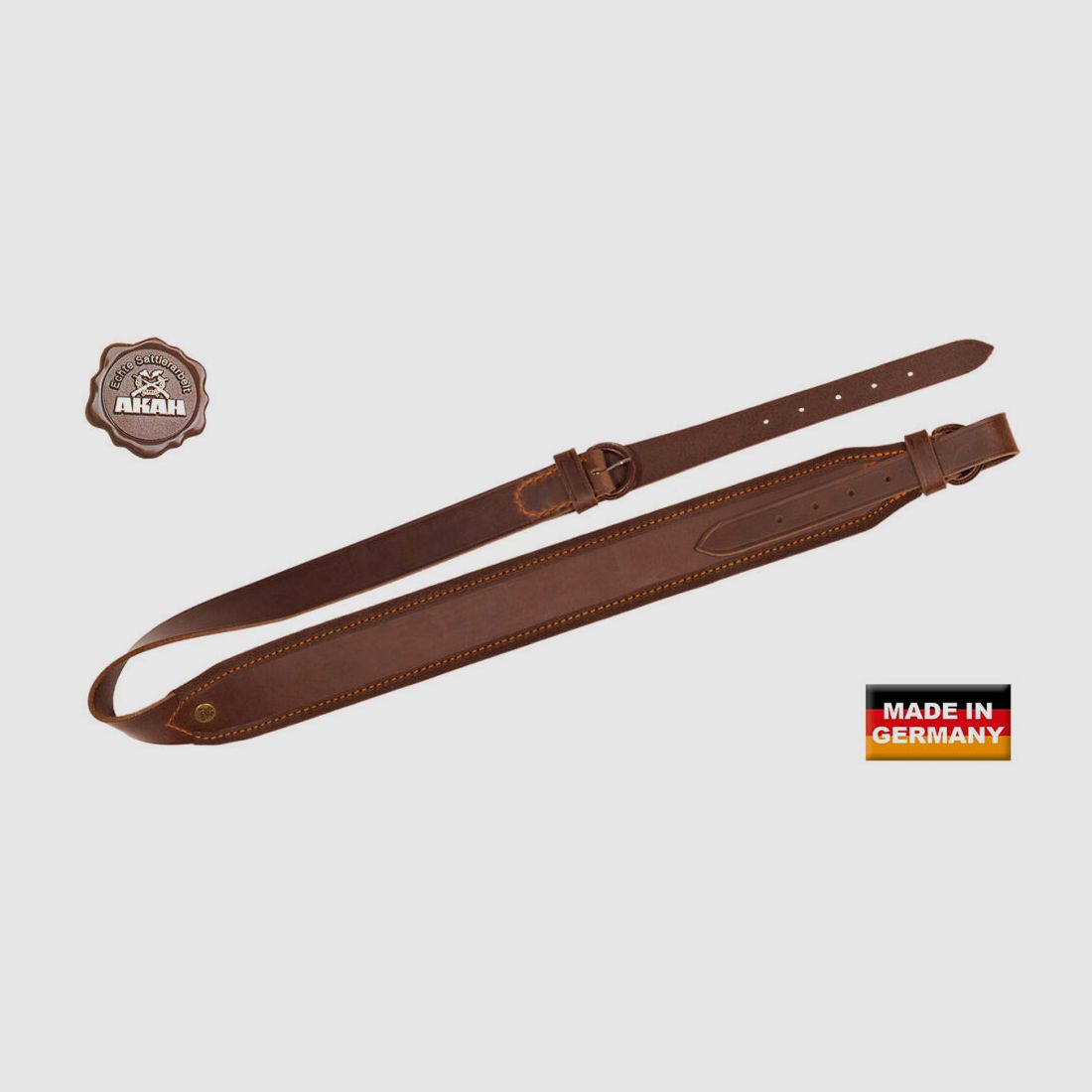 Sangle de fusil AKAH en cuir à tirer