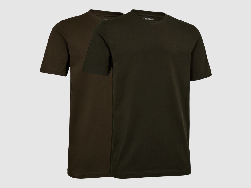 Deerhunter T-Shirt 2er-Pack Fallen leaf/Timber 8682-381393