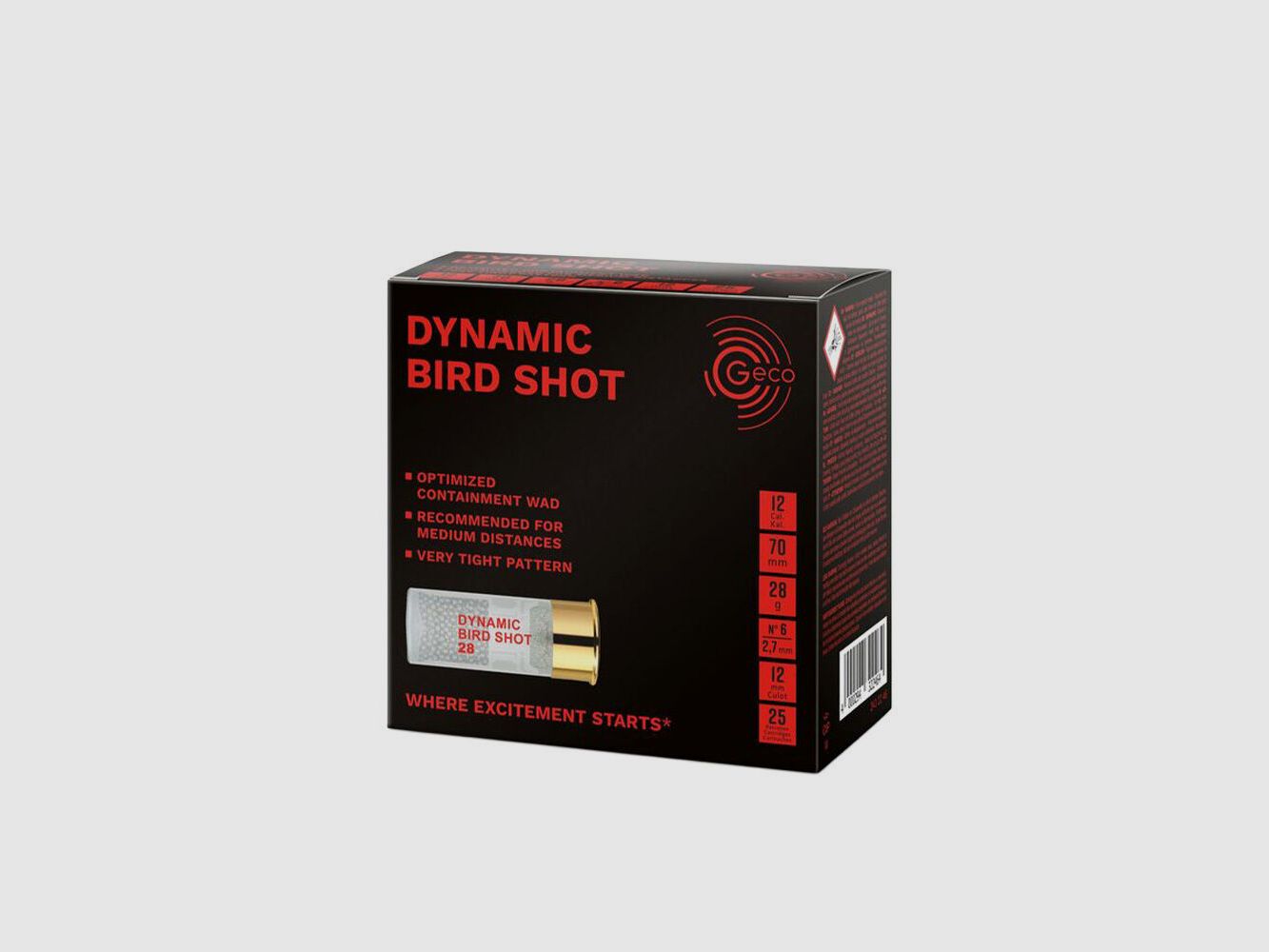 Geco Dyn. Bird Shot 28 2,7mm 25 pz 12/70
