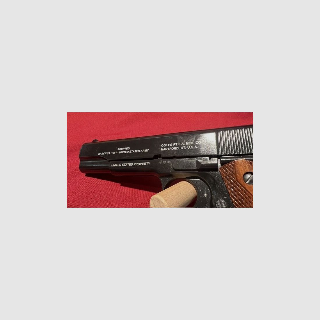 Kommissionen Gasp. COLT 1911 Jub.100Jahre 9mm P.A.K