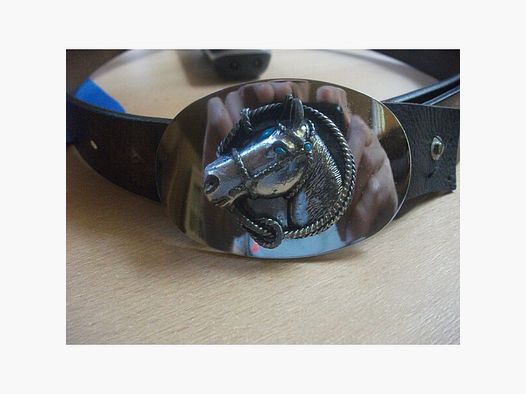 Gürtelschnalle / Buckle "Pferdekopf"