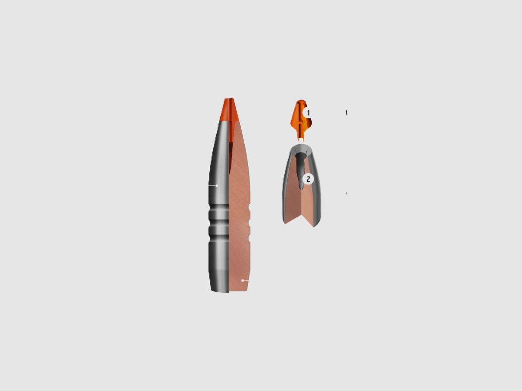OGIVA RWS CAL.30 – 7,62MM(308″) 165GR. HIT, afbeelding 4 van 4