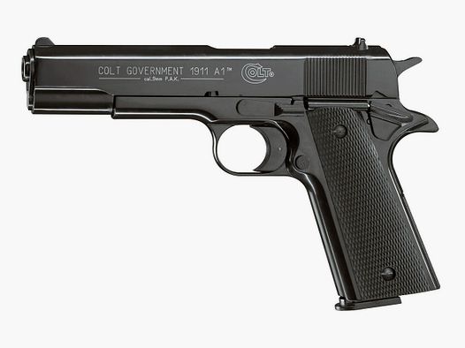 Schreckschuss Pistole Colt Government 1911 A1 schwarz Kaliber 9 mm P.A.K. (P18)