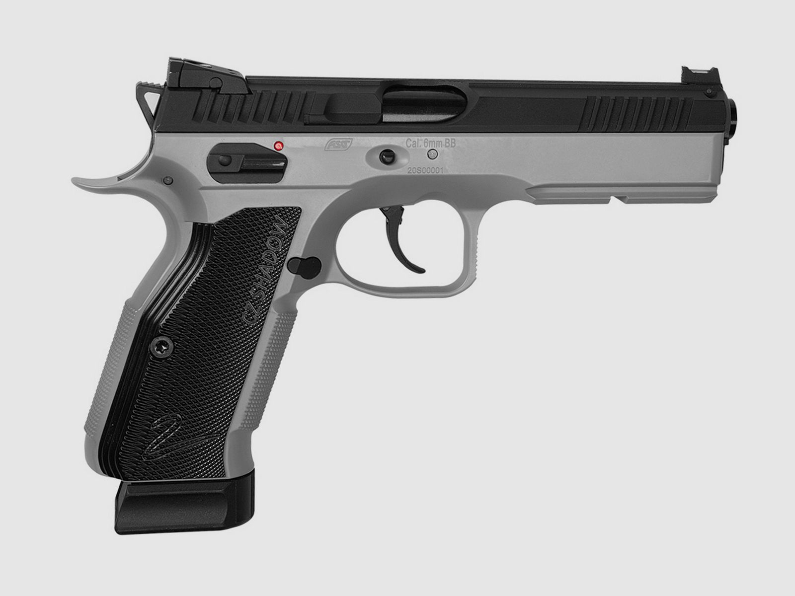 <CZ Shadow 2 Grigio Urbano 6mm - Airsoft Co2 BlowBack, immagine 2 di 3