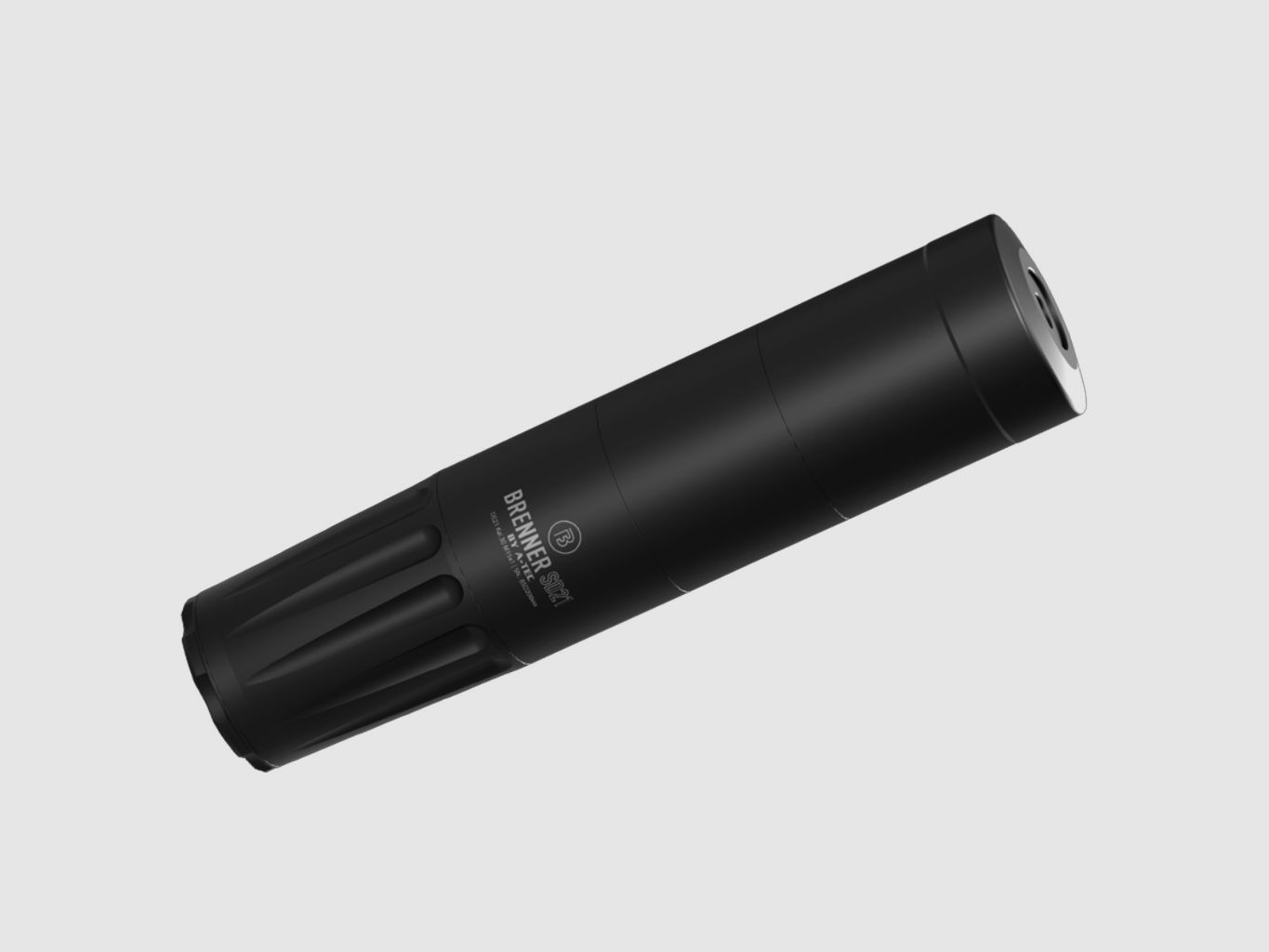 Brenner Schalldämpfer SD21 für Kaliber .30 mit 15×1 Gewinde